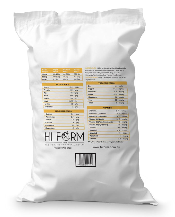 Hi Form Complete FibrePlus Pallet 40 bags including freight