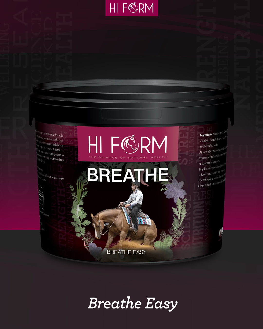 Breathe - natural way to support coughs from dust and allergies, safe and highly effective!