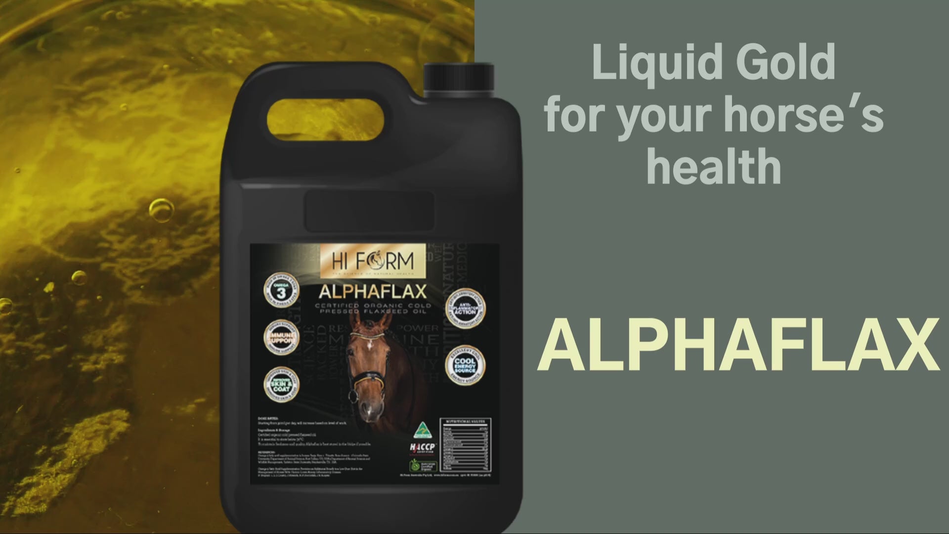 AlphaFlax Pure Cold Pressed Organic Flaxseed Oil